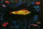 Paul Klee der Goldfisch painting